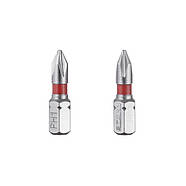Комплект викруткових насадок PH1 1/4" * 25 мм, S2, уп. 2 од., STORM INTERTOOL VT-0217, фото 3