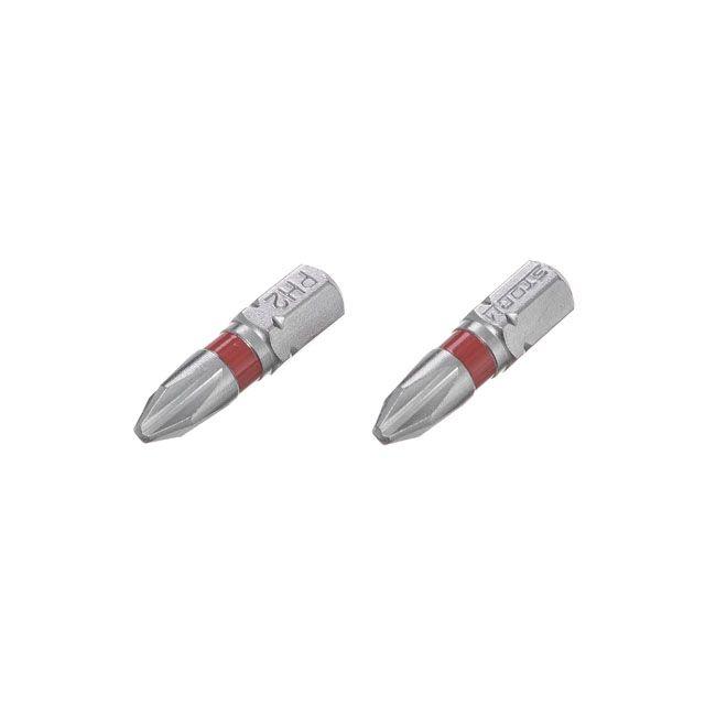 Комплект викруткових насадок PH2 1/4" * 25 мм, S2, уп. 2 од., STORM INTERTOOL VT-0218, фото 1