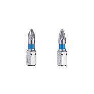 Комплект викруткових насадок PZ1 1/4" * 25 мм, S2, уп. 2 од., STORM INTERTOOL VT-0220, фото 3