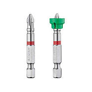 Комплект насадок викруткових PH2 з обмежувачем 1/4 "* 50мм, S2, уп. 2 од., STORM INTERTOOL VT-0231, фото 3