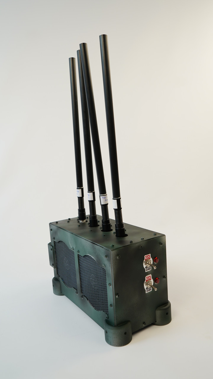 Окопний/автомобільний РЕБ з рідкісними частотами протидії FPV 130-510 MHz 100 Вт «Редут»  радіус від 300 м