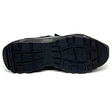 Черевики чорні зі зміїним принтом жіночі шкіряні демісезон зі шнурівкою Blondi 600/1 розмір 37, фото 9