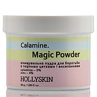 Очищувальна пудра для боротьби з чорними цятками і висипаннями, Calamine Magic Powder, Hollyskin, 30 г