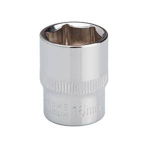 Головка шестигранна 3/8", 16 мм, Cr-V STORM INTERTOOL ET-0416 ptor, фото 3