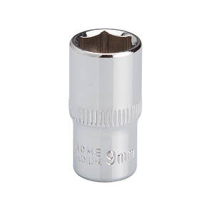 Головка шестигранна 1/4", 9 мм, Cr-V STORM INTERTOOL ET-0439 ptor, фото 3