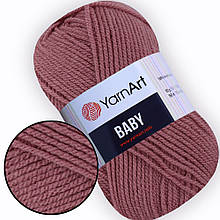 YarnArt Baby, Суха троянда №3017, акрилова дитяча пряжа для іграшок