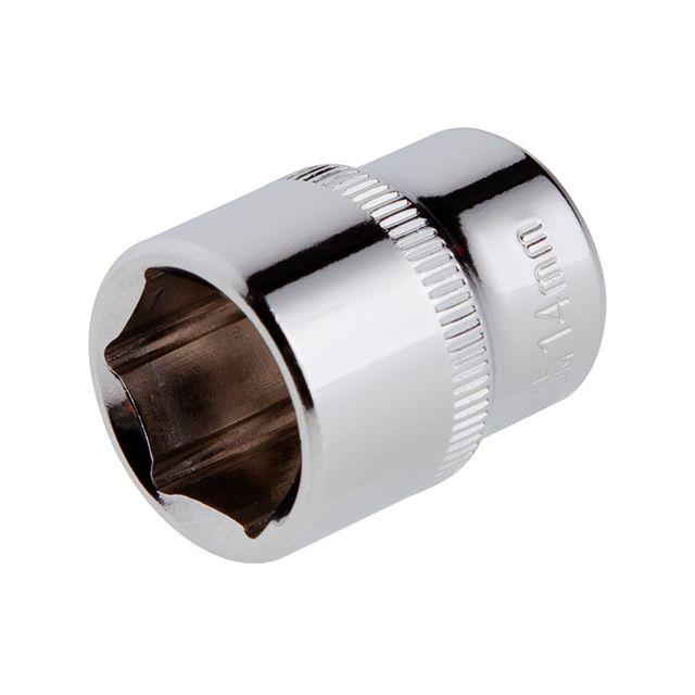 Головка шестигранна 1/4", 14 мм, Cr-V STORM INTERTOOL ET-0444 ptor