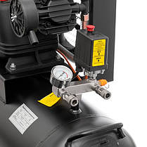 Компресор 100 л 4 кВт, 380 В, 10 aтм, 600 л/хв., 3 циліндри STORM INTERTOOL PT-0036 ptor, фото 6