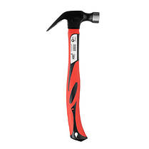 Молоток столярний 450 г.ручка з фібергласу INTERTOOL HT-0223 ptor, фото 3