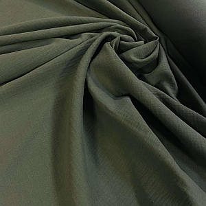 Тканина муслін жатий двошаровий, зелений (шир. 1,35 м)