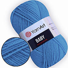 YarnArt Baby, Бірюзовий №552, акрилова дитяча пряжа для іграшок