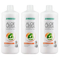 LR Набір Питних гелів Aloe Vera Peach без цукру (3 шт), лр питний гель персик