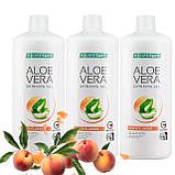 LR Набір Питних гелів Aloe Vera Peach без цукру (3 шт), лр питний гель персик, фото 2
