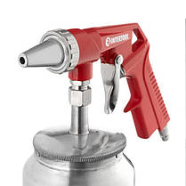 Пістолет піскоструйний пневматичний з металевим INTERTOOL PT-0707 ptor, фото 4
