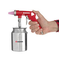 Пістолет піскоструйний пневматичний з металевим INTERTOOL PT-0707 ptor, фото 6