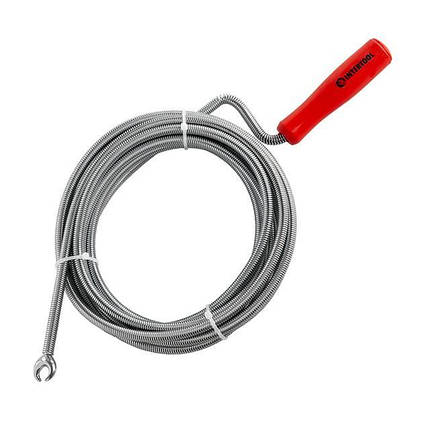 Трос для чищення труб 9 мм * 5 м, пробивний накінечник INTERTOOL HP-1006 ptor, фото 3