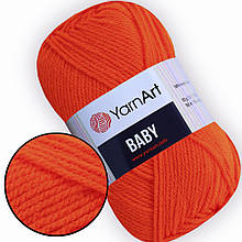 YarnArt Baby, Мандарин №8279, акрилова дитяча пряжа для іграшок