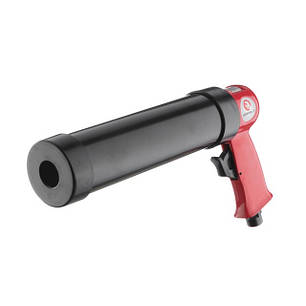 Пістолет для видавлювання силікону пневматичний INTERTOOL PT-0601 ptor, фото 1
