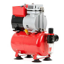 Компресор безмасляний 3 л, 0,3 кВт, 220 В, 3,2атм, 45л / хв INTERTOOL PT-0001 ptor, фото 4