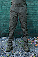 Тактичні чоловічі штани Олива з тканини ріпстоп