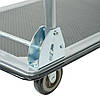 Візок ручний чотирьох колісний до 150 кг, 740 * 480 * 830, колеса 100 мм INTERTOOL LT-9053 ptor, фото 10
