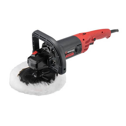 Машина полiрувальна STORM 1400 Вт, 800-3200 об/хв., 180 мм, 230 В INTERTOOL WT-1800 ptor, фото 1