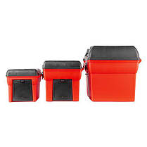 Комплект ящиків для інструментів, з металевим замком, 3 шт - 13" / 16.5" / 23.5" INTERTOOL BX-0007 ptor, фото 3