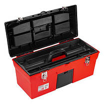 Комплект ящиків для інструментів, з металевим замком, 3 шт - 13" / 16.5" / 23.5" INTERTOOL BX-0007 ptor, фото 5