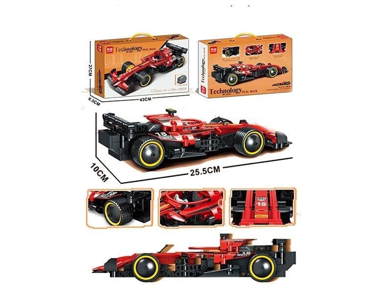 Конструктор K 0678 - 293 деталі, “Спортивна машина”, інерція, масштаб 1:18