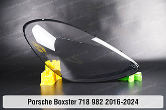 Скло фари Porsche Boxster 718 982 (2016-2024) праве