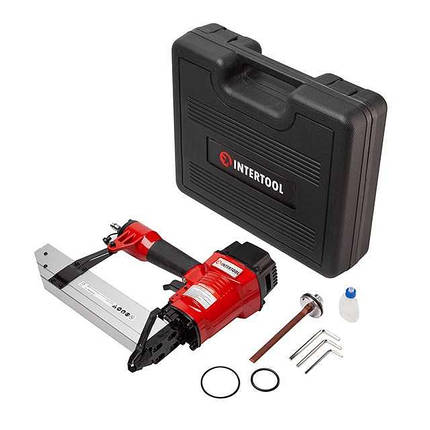 Степлер пневматичний для скоби 10.80*50 мм INTERTOOL PT-1615 ptor, фото 1