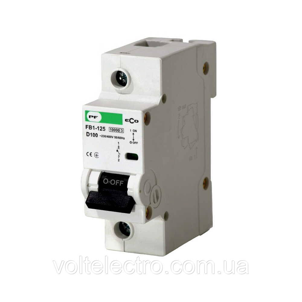 Автоматичний вимикач Промфактор FB1-125 ECO 1Р D100, фото 1