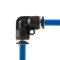 З'єднання цангове L-подібне для поліуретанових та ін. шлангів 6*6 мм INTERTOOL PT-2321 ptor, фото 4