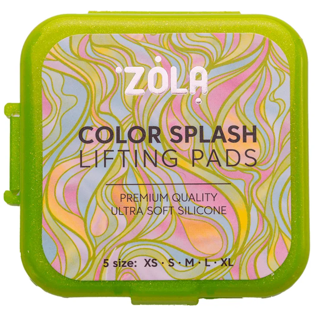 ZOLA Валики для ламінування із вигином у нижній третині Color Splash Lifting (XS, S, M, L, XL) 5 пар