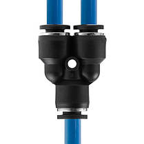 З'єднання цангове Y-подібне для поліуретанових та ін. шлангів 6 мм INTERTOOL PT-2371 ptor, фото 4