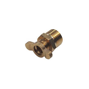 Клапан зливний латунний для компресорів, 1/4 ", вентиль "баранчик" INTERTOOL PT-5021 ptor, фото 3