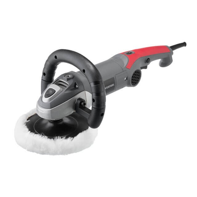 Полірувальна машина, 1400 Вт, 1000-3000 об/хв., 180мм INTERTOOL DT-0280 ptor