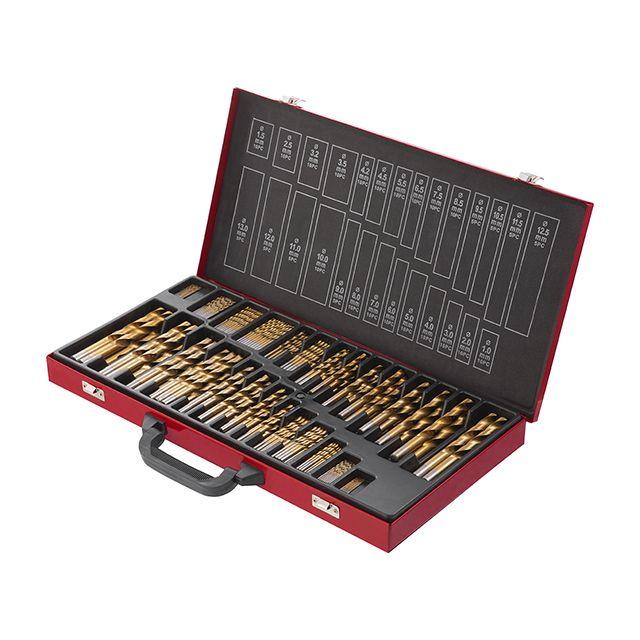 Набір свердел HSS 230 од. в металевому кейсі INTERTOOL SD-0309 ptor