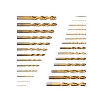 Набір свердел HSS 230 од. в металевому кейсі INTERTOOL SD-0309 ptor, фото 3