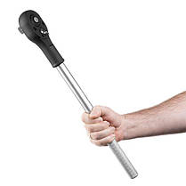 Рукоятка із храповим механізмом 3/4", 500 мм Проф INTERTOOL ET-7005 ptor, фото 5