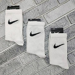 Шкарпетки жіночі високі весна/осінь р.36-40 спорт білі трекінгова гумка N 30038960