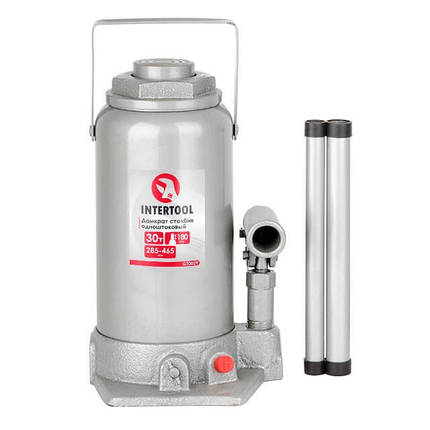 Домкрат "стовпчик" одноштоковий 30 т INTERTOOL GT0029 ptor, фото 1