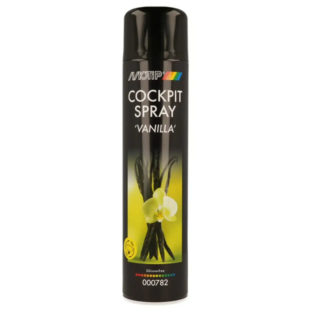 Очисник приладової панелі Cockpit Spray Vanilla Ваніль аерозоль 600 мл (000782) Motip