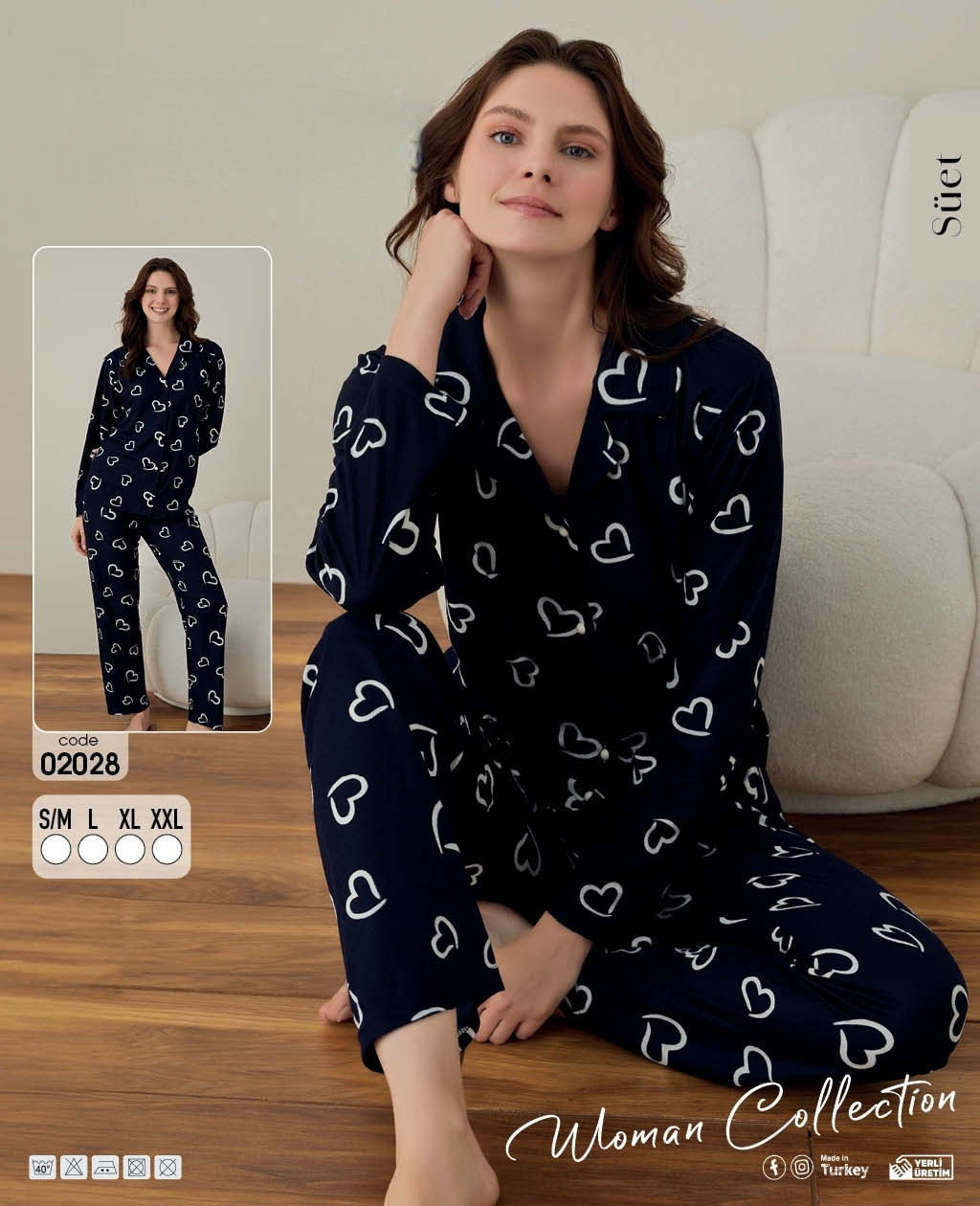 Піжама молодіжна на ґудзиках. Boyraz, фото 1