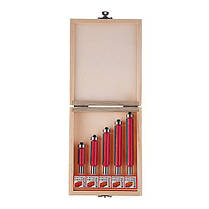 Набір фрез кромкових прямих, 5 шт INTERTOOL HT-0076 ptor, фото 2