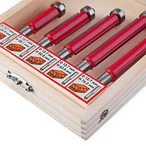 Набір фрез кромкових прямих, 5 шт INTERTOOL HT-0076 ptor, фото 4