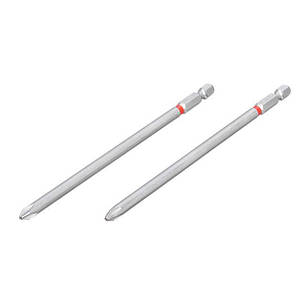 Комплект викруткових насадок PH2 1/4" * 150 мм, S2, уп. 2 од., STORM INTERTOOL VT-0225 ptor, фото 1