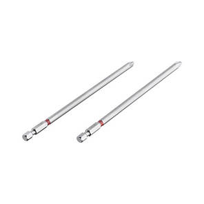 Комплект викруткових насадок PH2 1/4" * 150 мм, S2, уп. 2 од., STORM INTERTOOL VT-0225 ptor, фото 3