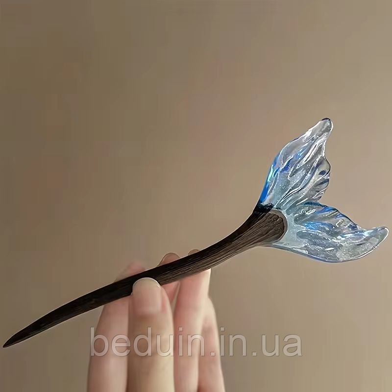 Паличка в пучок із хвостиком "Русалка" шпилька для волосся, шпилька — Aushal Jewellery