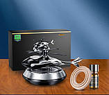 Ароматизатор освіжувач у машину на торпедо Вертоліт (синій) від сонячної енергії, фото 6